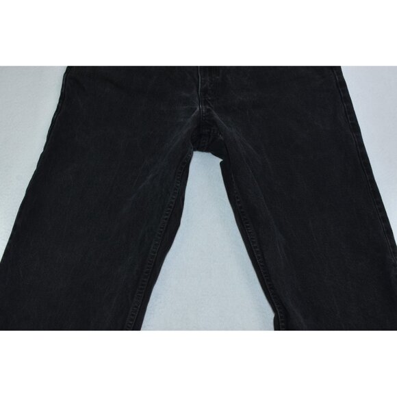 Levis 550 Men's Jeans Size 36x36 Black Straight Leg Denim Relaxed Fit Vintage - Picture 7 of 16